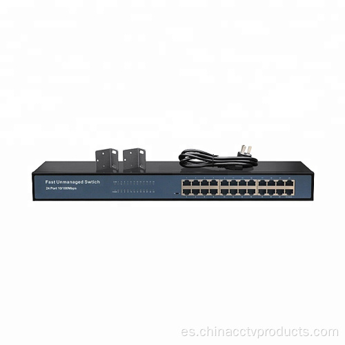 Interruptor de red Ethernet OEM Ethernet de 24 puertos de 100 mbps (SW24FE)